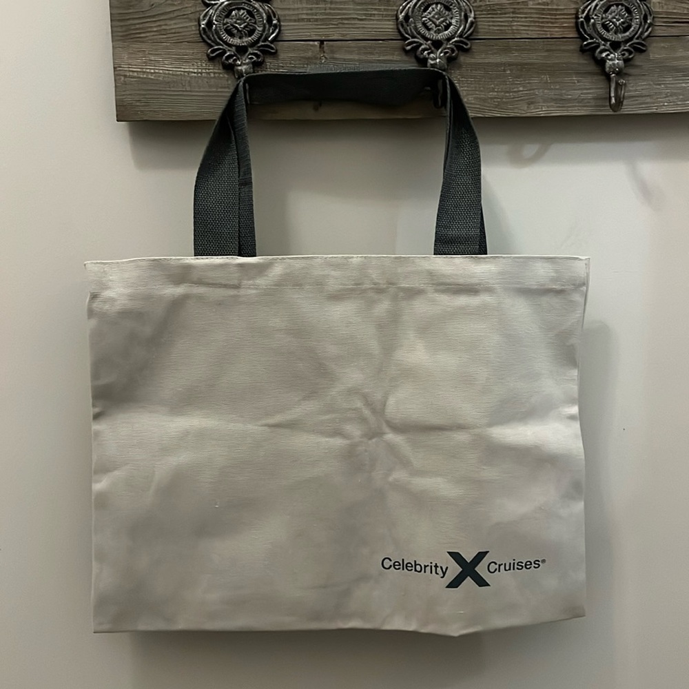 Celebrity Cruises Canvas Tote Bag with Detachable Mini Bag New
